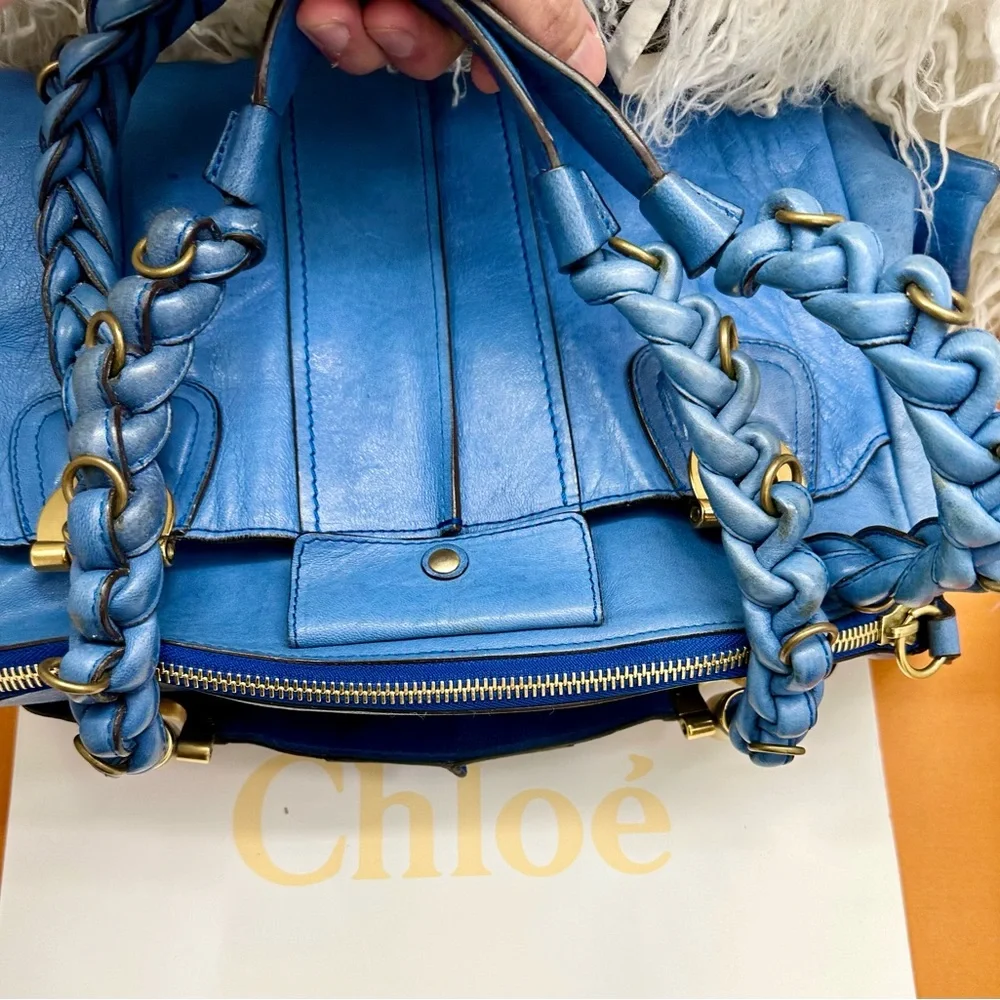 CHLOÉ HELOISE RARE BLUE BAG - Picture 4 of 14